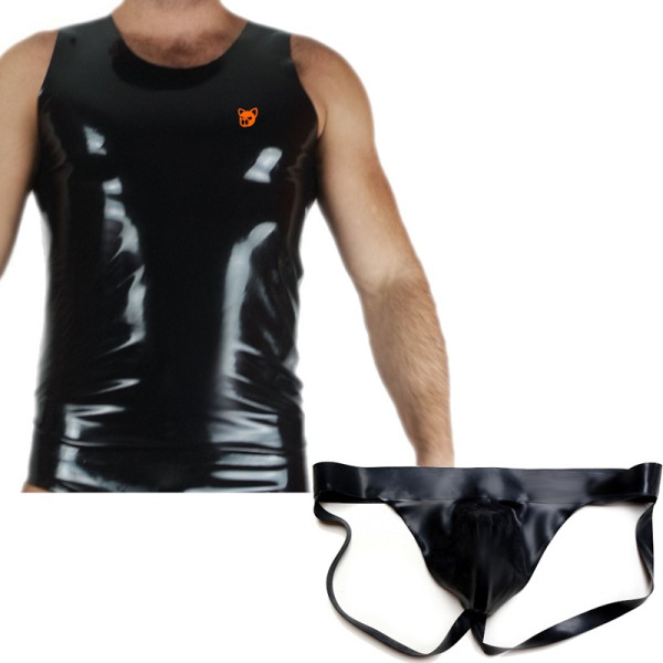 rubber vest top and  jock ** Limited stock ***